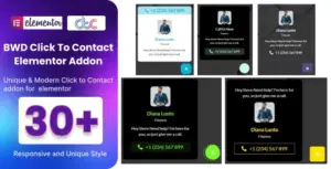 BWD Click To Contact Addon For Elementor
