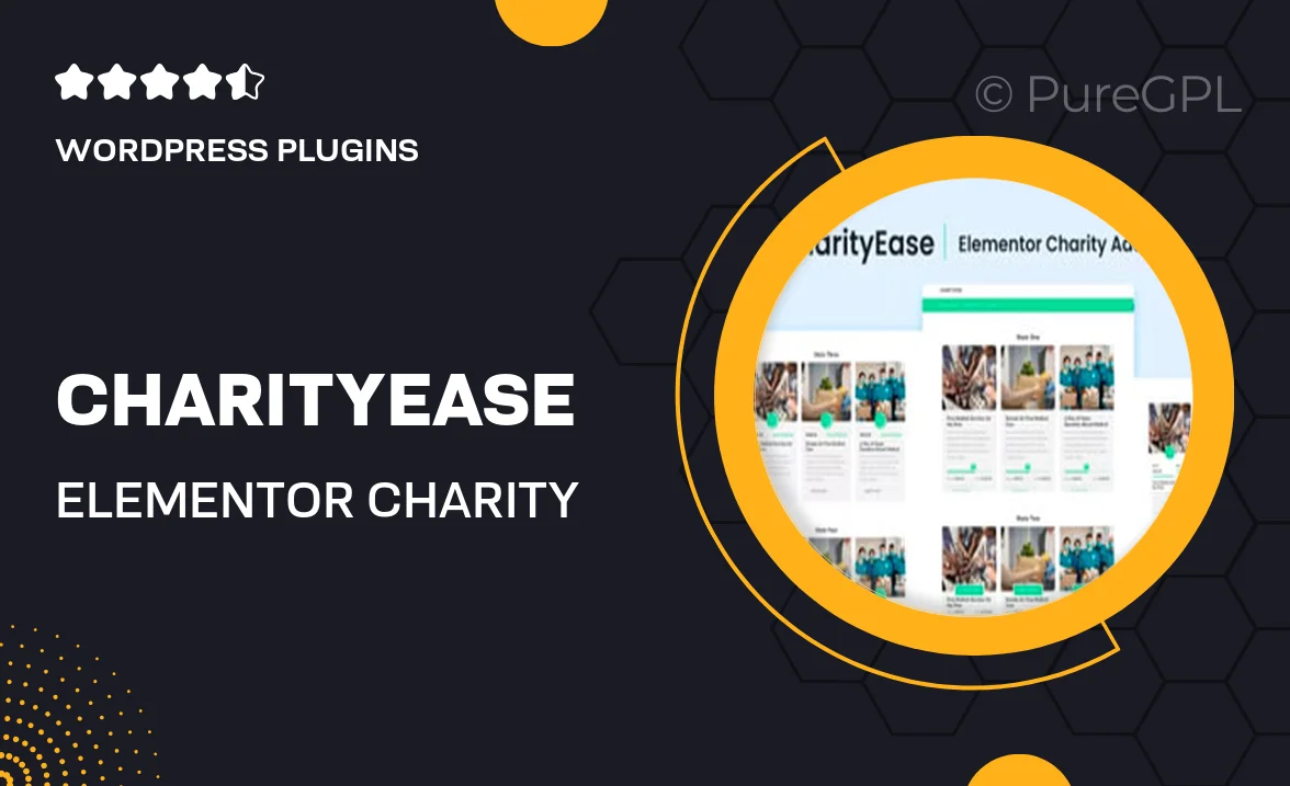 CharityEase – Elementor Charity Addon