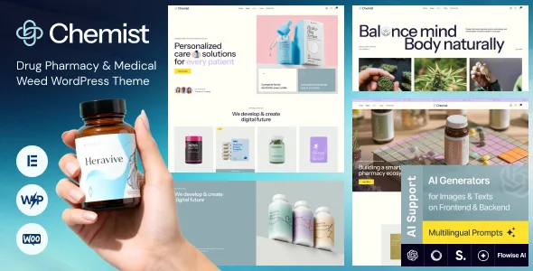 Chemist – Drug Pharmacy & Medical Weed WordPress Theme