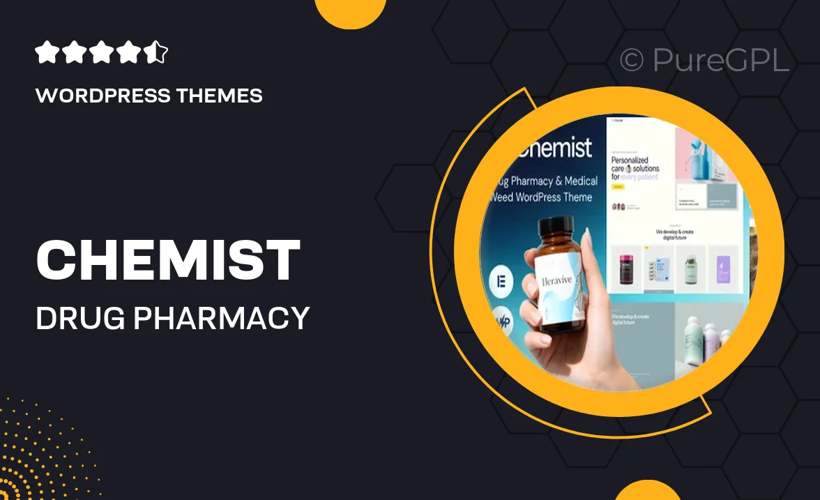 Chemist – Drug Pharmacy & Medical Weed WordPress Theme