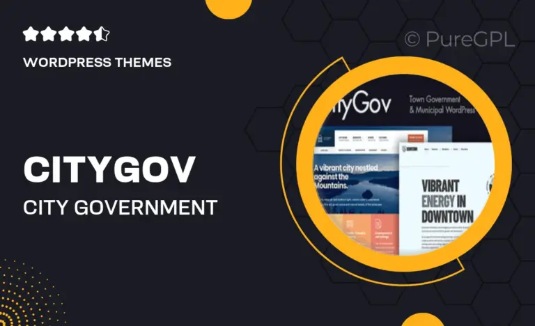 citygov city government municipal wordpress theme