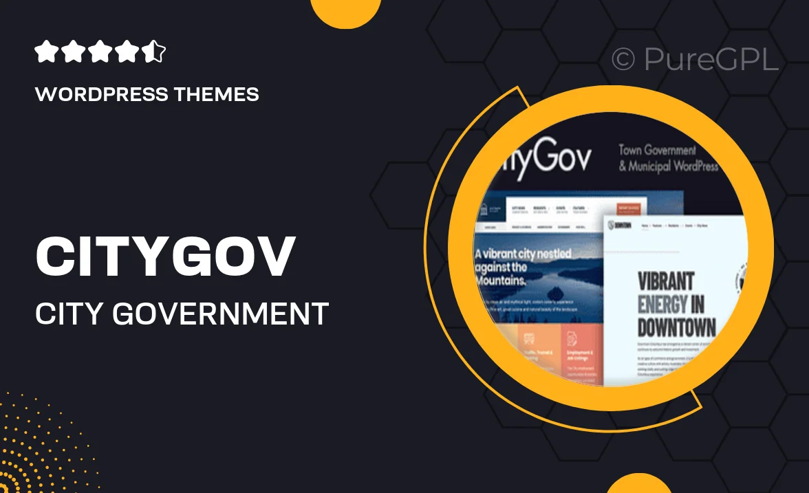 CityGov – City Government & Municipal WordPress Theme