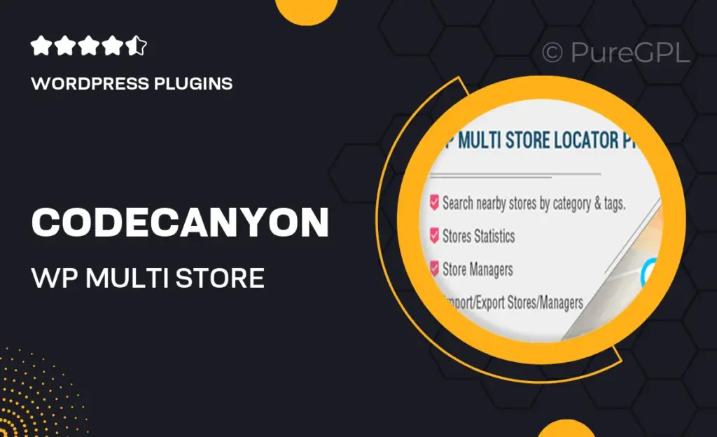 Codecanyon | WP Multi Store Locator Pro