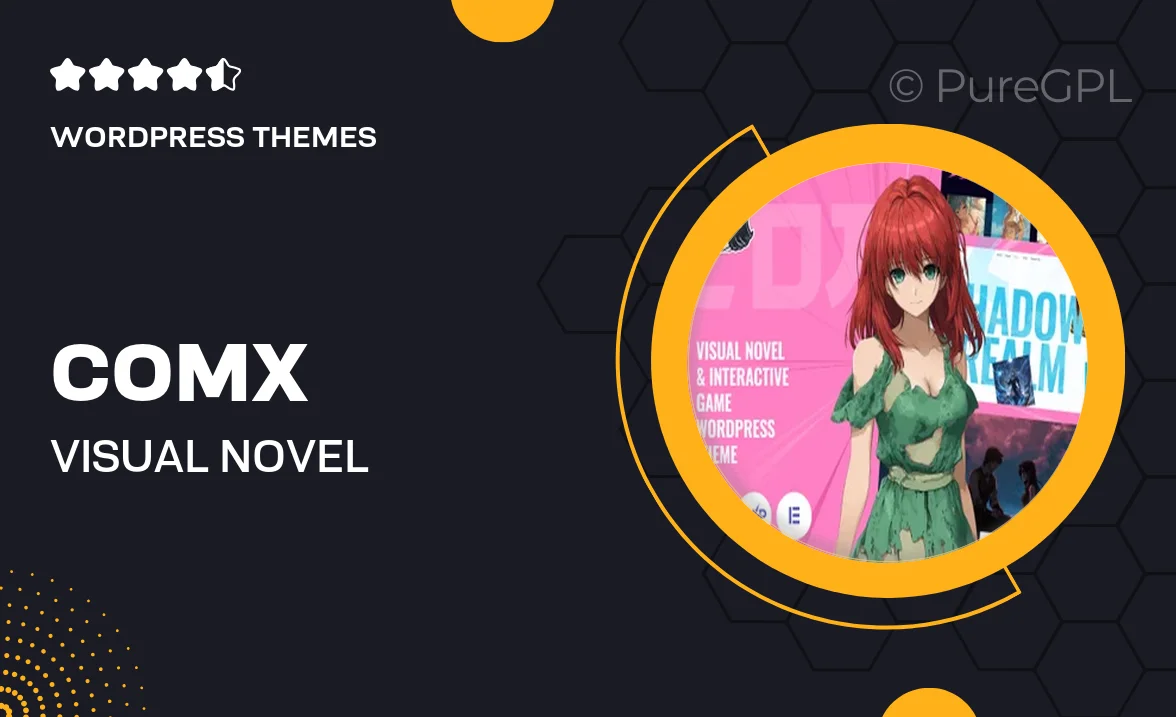 ComX – Visual Novel & Interactive Game WordPress Theme