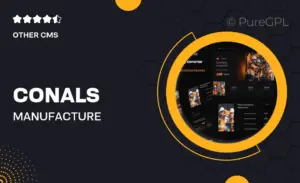 Conals – Manufacture Industries Elementor Template Kit