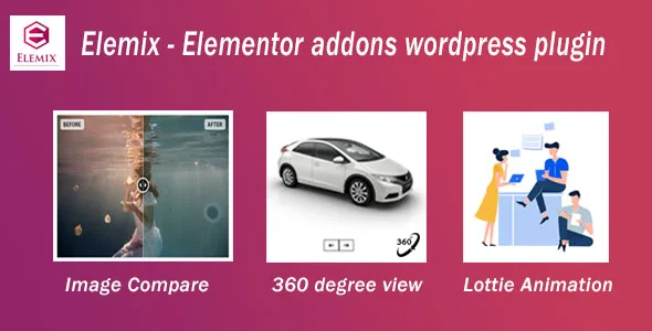 elemix elementor widgets addon wordpress plugin 1