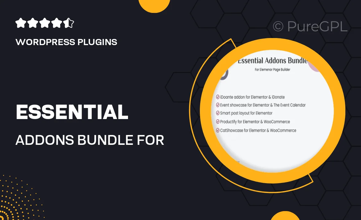 Essential Addons Bundle for Elementor Page Builder