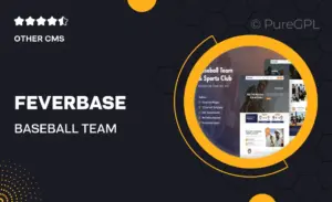 Feverbase – Baseball Team & Sports Club Elementor Template Kit
