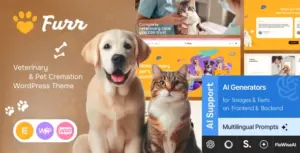 Furr – Veterinary & Pet Shop WordPress Theme