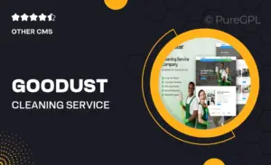 Goodust – Cleaning Service Company Elementor Template Kit