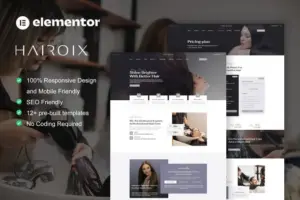 Hairoix – Hair Care Elementor Pro Template Kit