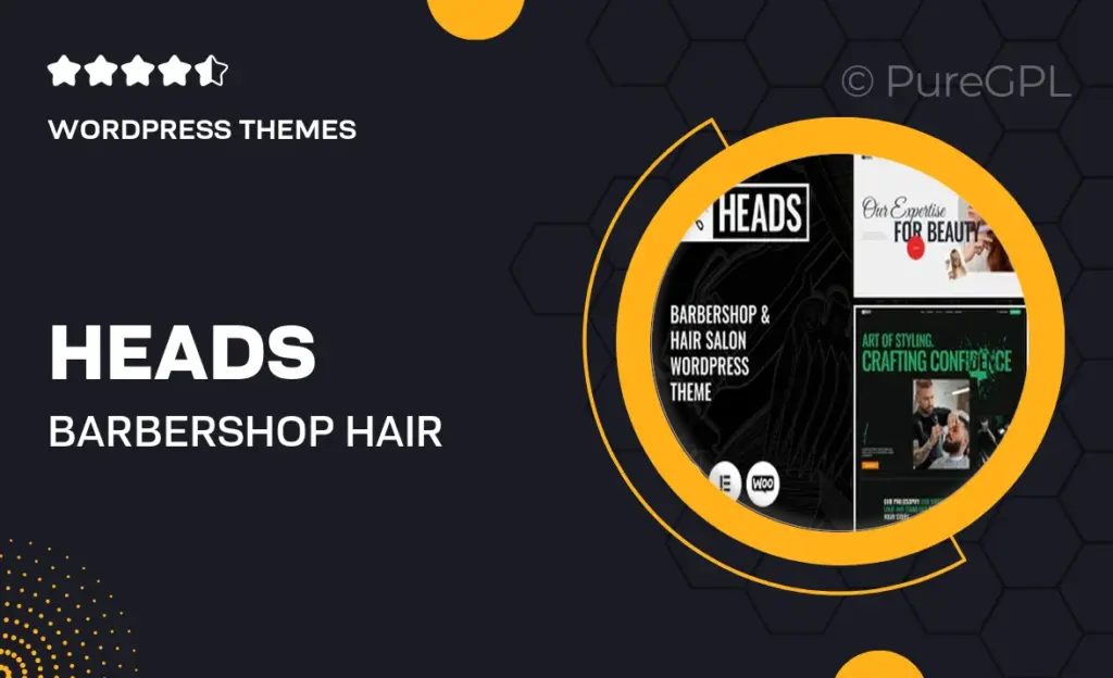 Heads – Barbershop & Hair Salon WordPress Theme