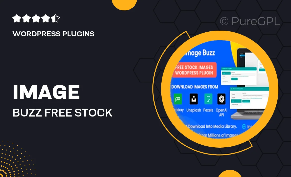 Image Buzz – Free Stock Images WordPress Plugin