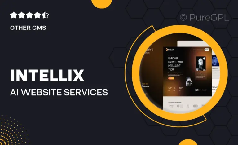 intellix ai website services elementor template kits
