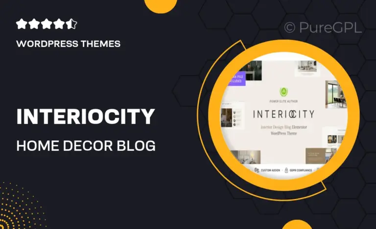 interiocity home decor blog interior design magazine wordpress theme