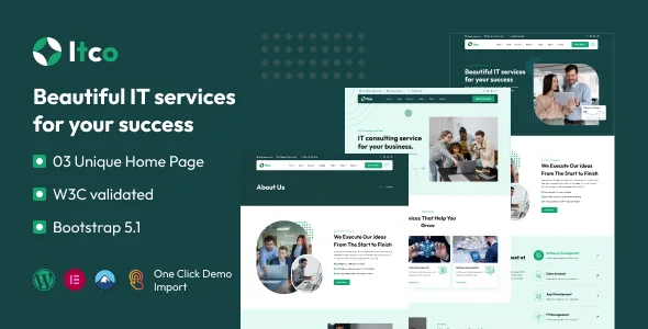 itco it solutions services wordpress theme 1