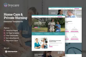 Ivycare – Home Care & Private Nursing Services Elementor Template Kit