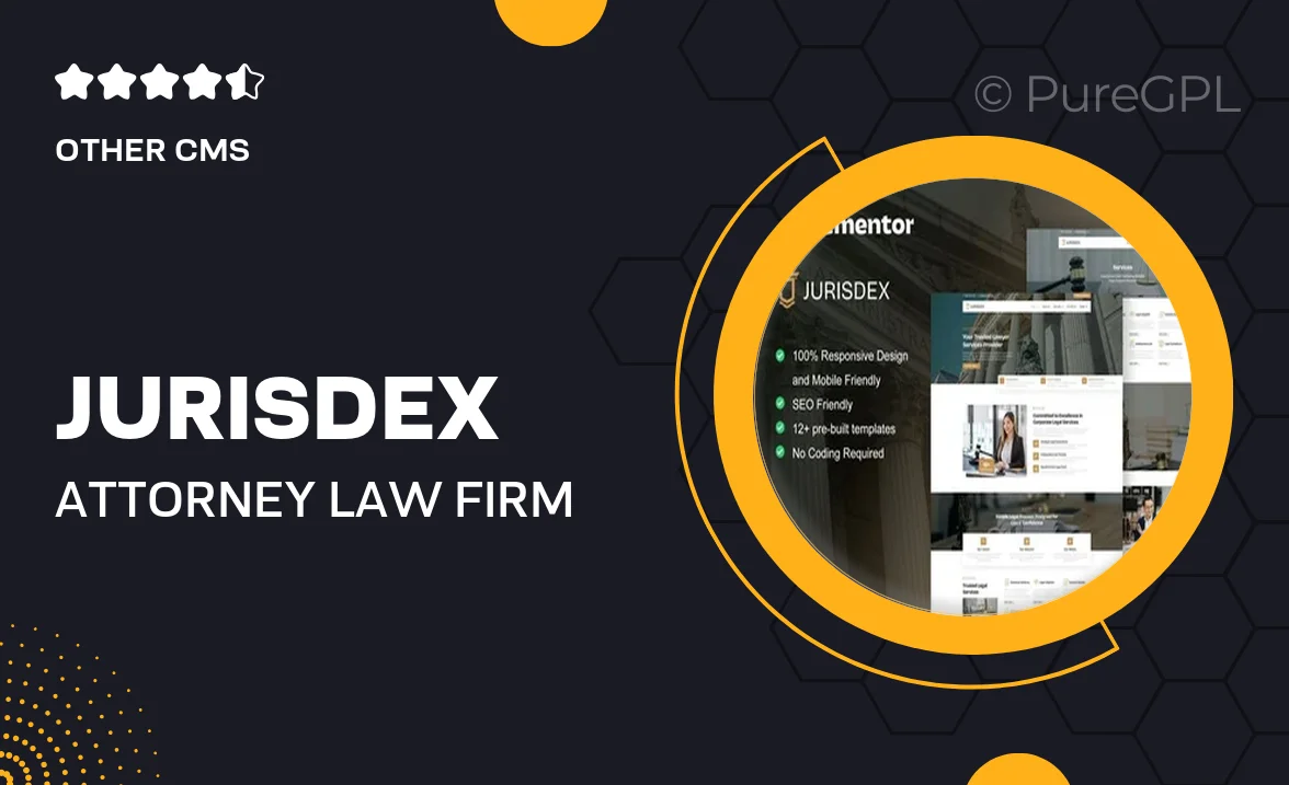 Jurisdex – Attorney & Law Firm Elementor Pro Template Kit