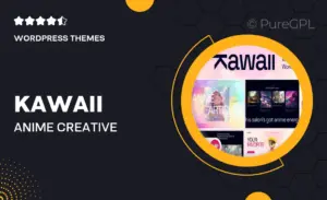 Kawaii – Anime Creative Original WordPress Theme