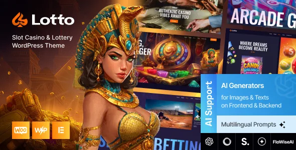 lotto slot casino lottery wordpress theme 1