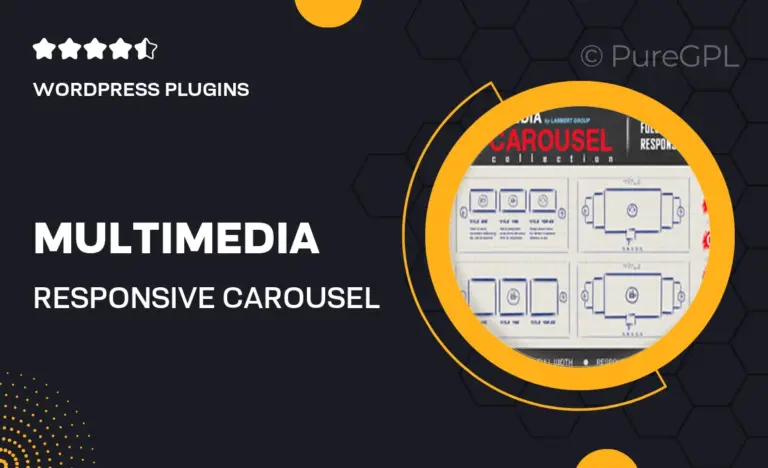 multimedia responsive carousel with image video audio support wordpress plugin