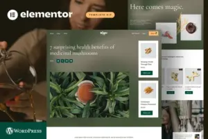 Myco – Medicinal Mushrooms & Adaptogens Shop Elementor Template Kit