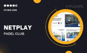 Netplay – Padel Club & Community Elementor Template Kit