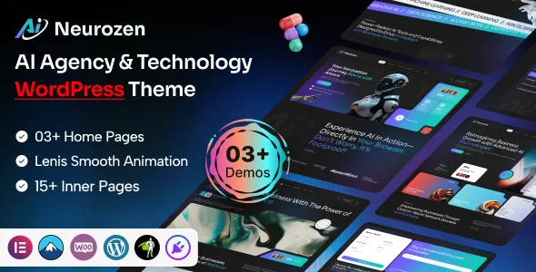 neurozen ai agency technology wordpress theme 1