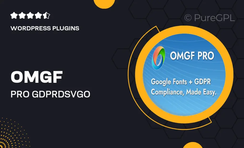 OMGF PRO – GDPR/DSVGO Compliant, Faster Google Fonts