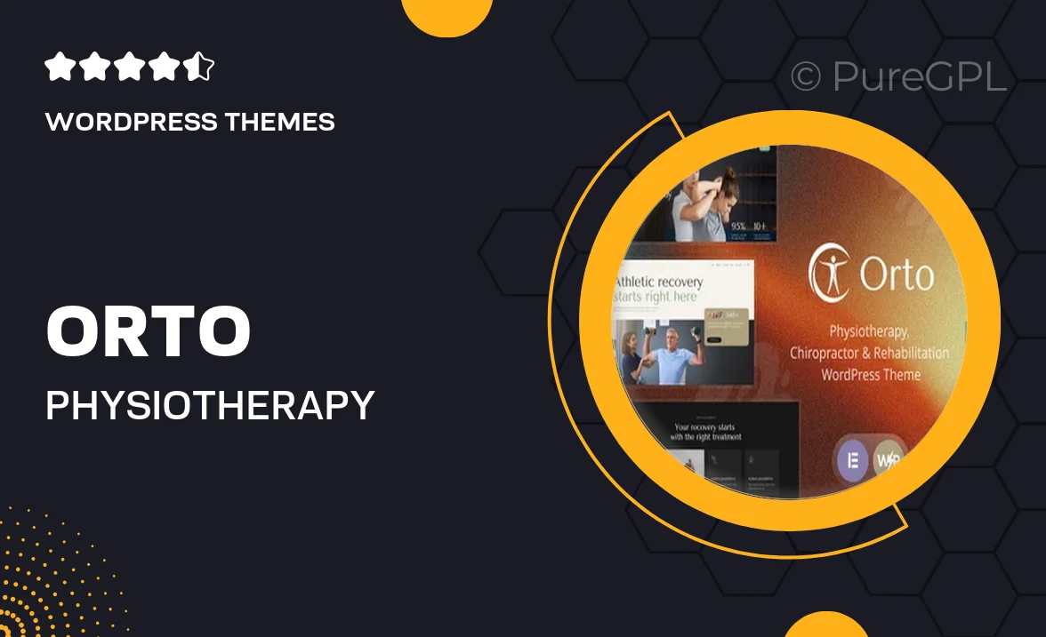 Orto – Physiotherapy, Chiropractor & Rehabilitation WordPress Theme