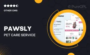 Pawsly – Pet Care Service Elementor Template Kit