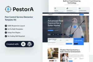 Pestora – Pest Control Services Elementor Template Kit
