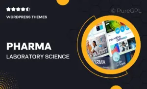 Pharma – Laboratory & Science Research WordPress Theme