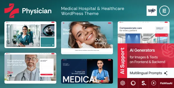 physician medical hospital healthcare wordpress theme 1