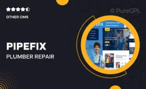 Pipefix – Plumber & Repair Services Elementor Template Kit