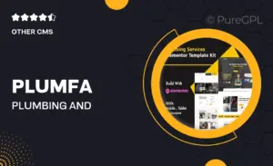 Plumfa – Plumbing and Plumber Services Elementor Template Kit
