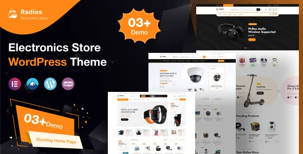 radios electronics store woocommerce theme 1