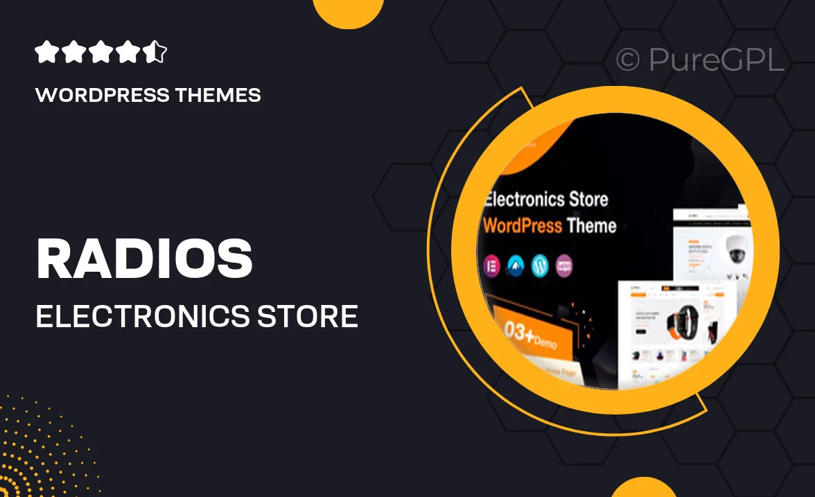 Radios – Electronics Store WooCommerce Theme