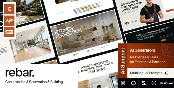 rebar construction renovation building wordpress theme 1