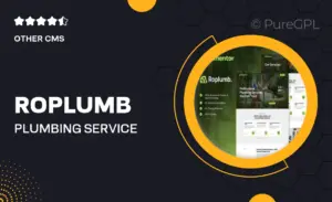 Roplumb – Plumbing Service Elementor Template Kit