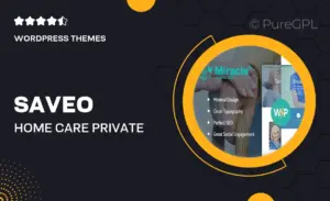 Saveo | Home Care & Private Nursing Agency WordPress Theme