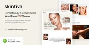 Skintiva – Dermatology & Beauty Clinic Gutenverse FSE WordPress Theme
