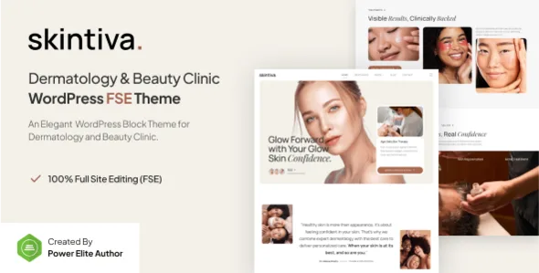 skintiva dermatology beauty clinic gutenverse fse wordpress theme 1