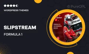 Slipstream – Formula 1 & Motorsports Racing WordPress Theme