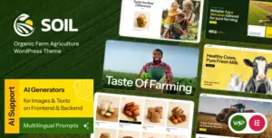 Soil – Organic Farm Agriculture WordPress Theme