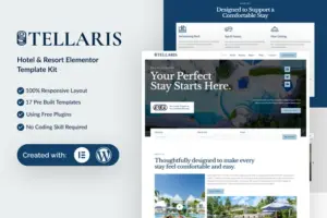 Stellaris – Hotel & Resort Elementor Template Kit