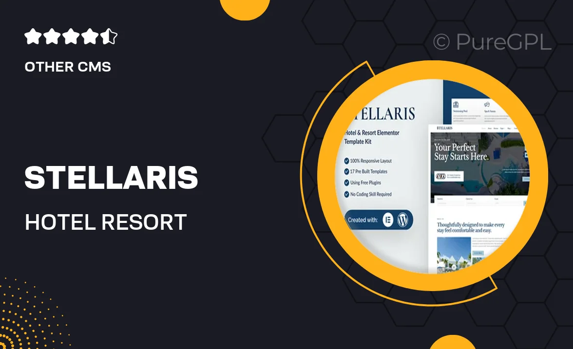Stellaris – Hotel & Resort Elementor Template Kit