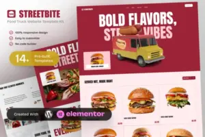StreetBite – Food Truck & Street Food Elementor Template Kit