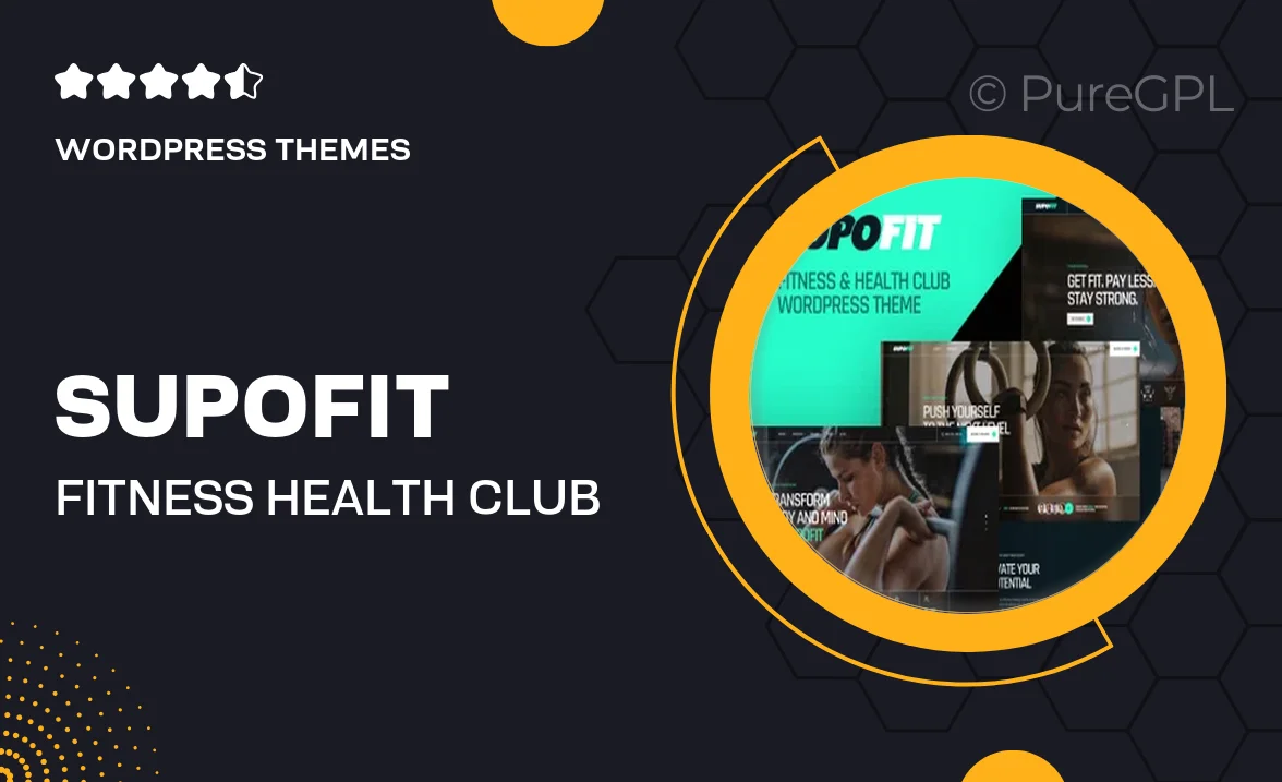 Supofit – Fitness & Health Club WordPress Theme