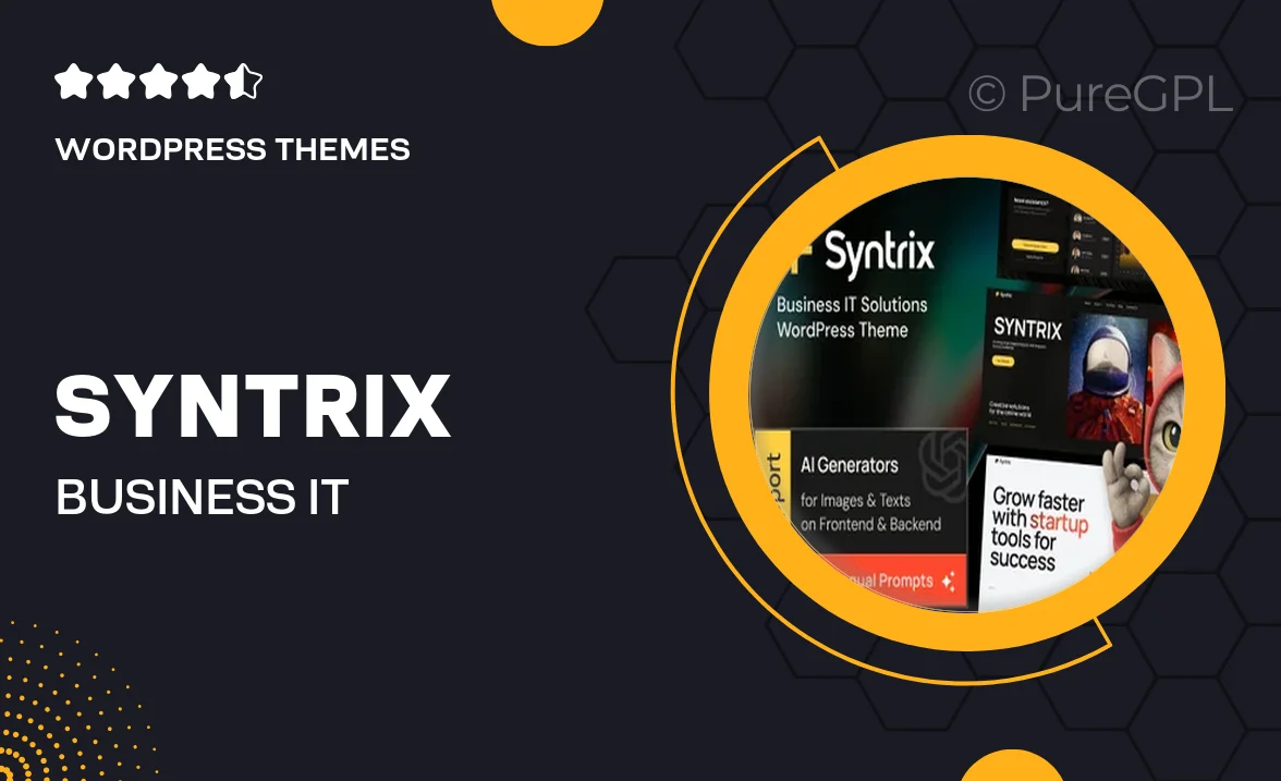 Syntrix – Business IT Solutions WordPress Theme
